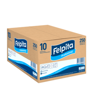 Caja toalla intercalada Felpita 20x24 10 paquetes de 250 unidades