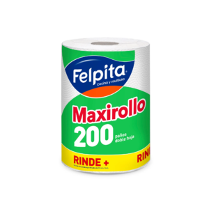Bolsón rollo de cocina Felpita 12 unidades de 200 paños